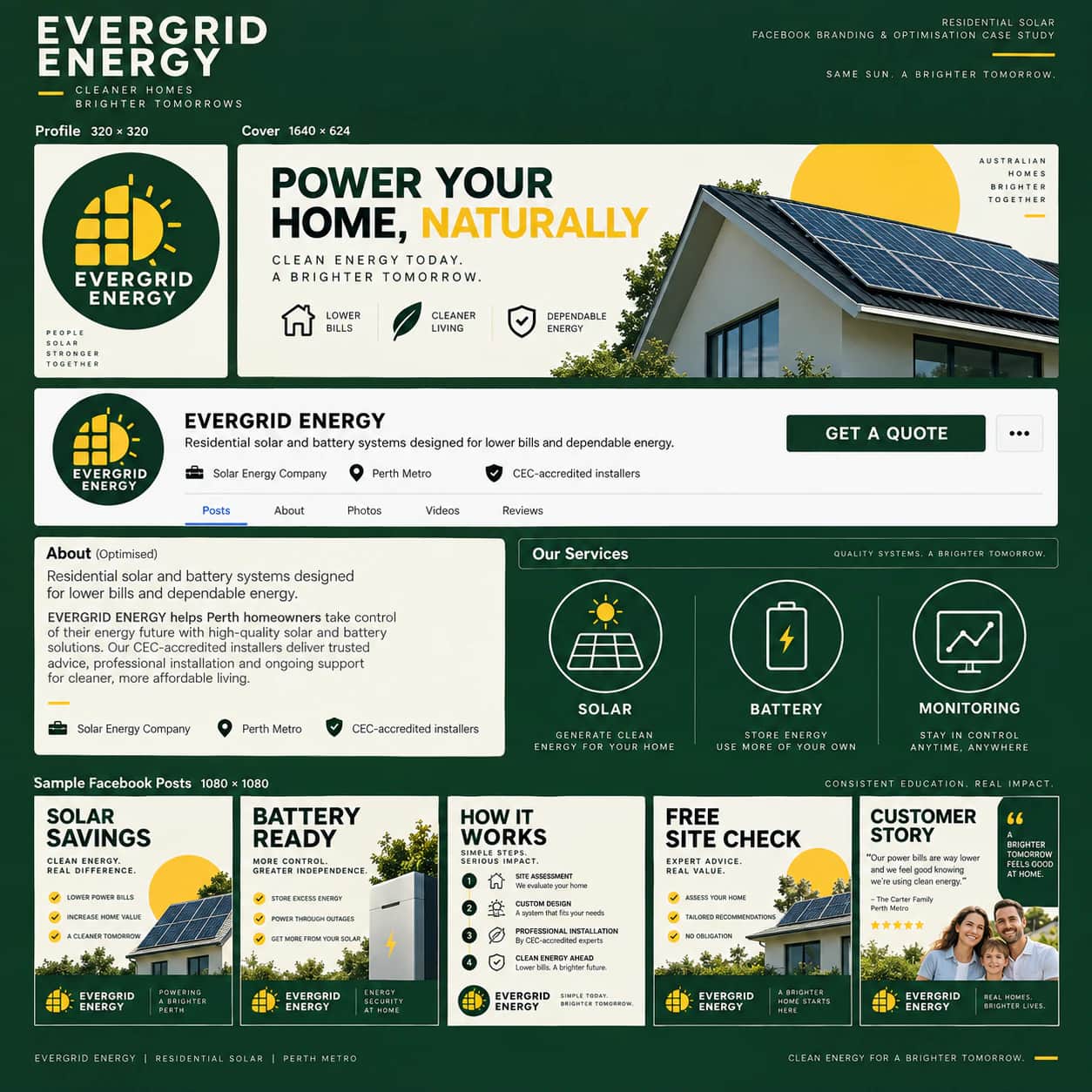Facebook Page Design & Launch portfolio example 1