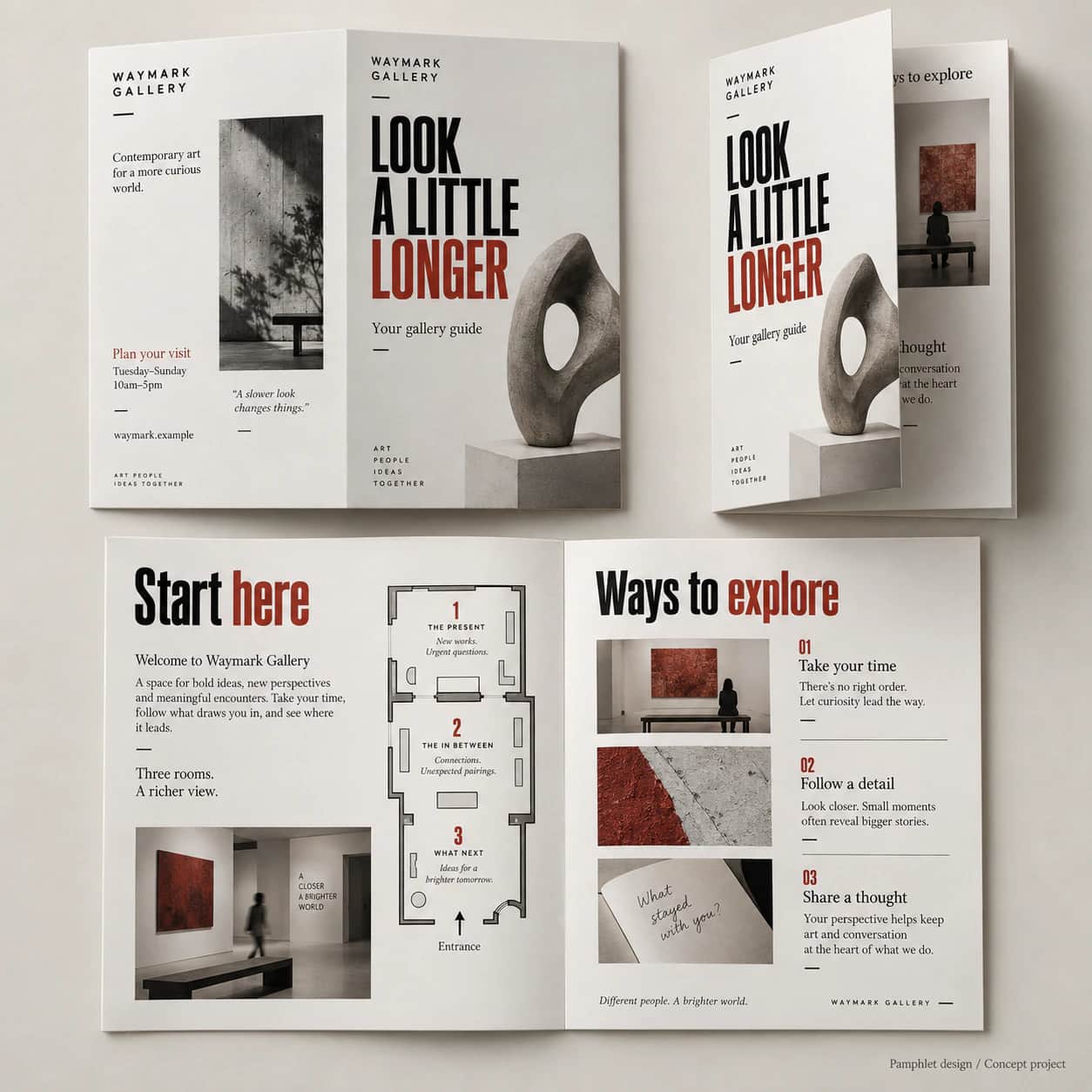 Pamphlet Design portfolio example 2