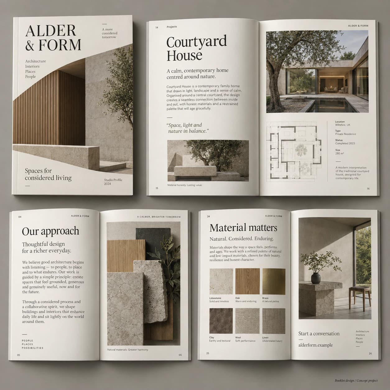 Booklet Design portfolio example 2
