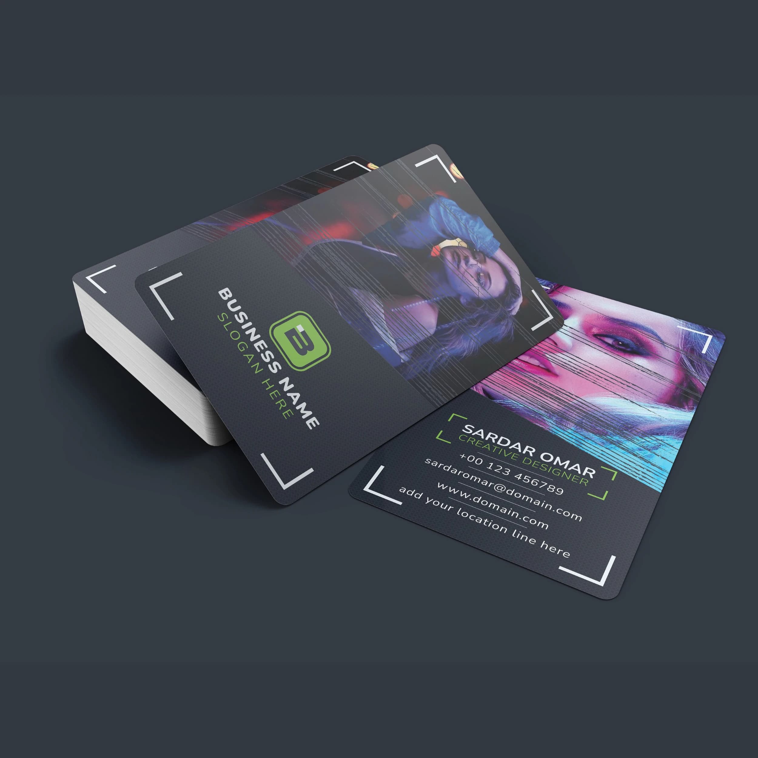Business Card Design portfolio example 3