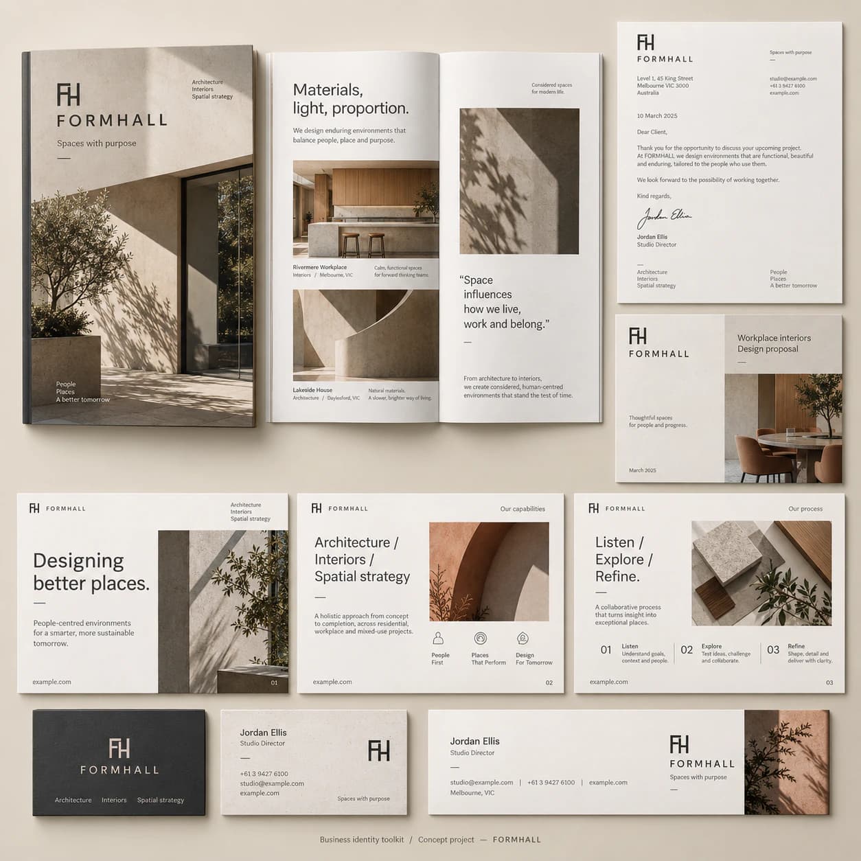 Business Identity Toolkit portfolio example 3