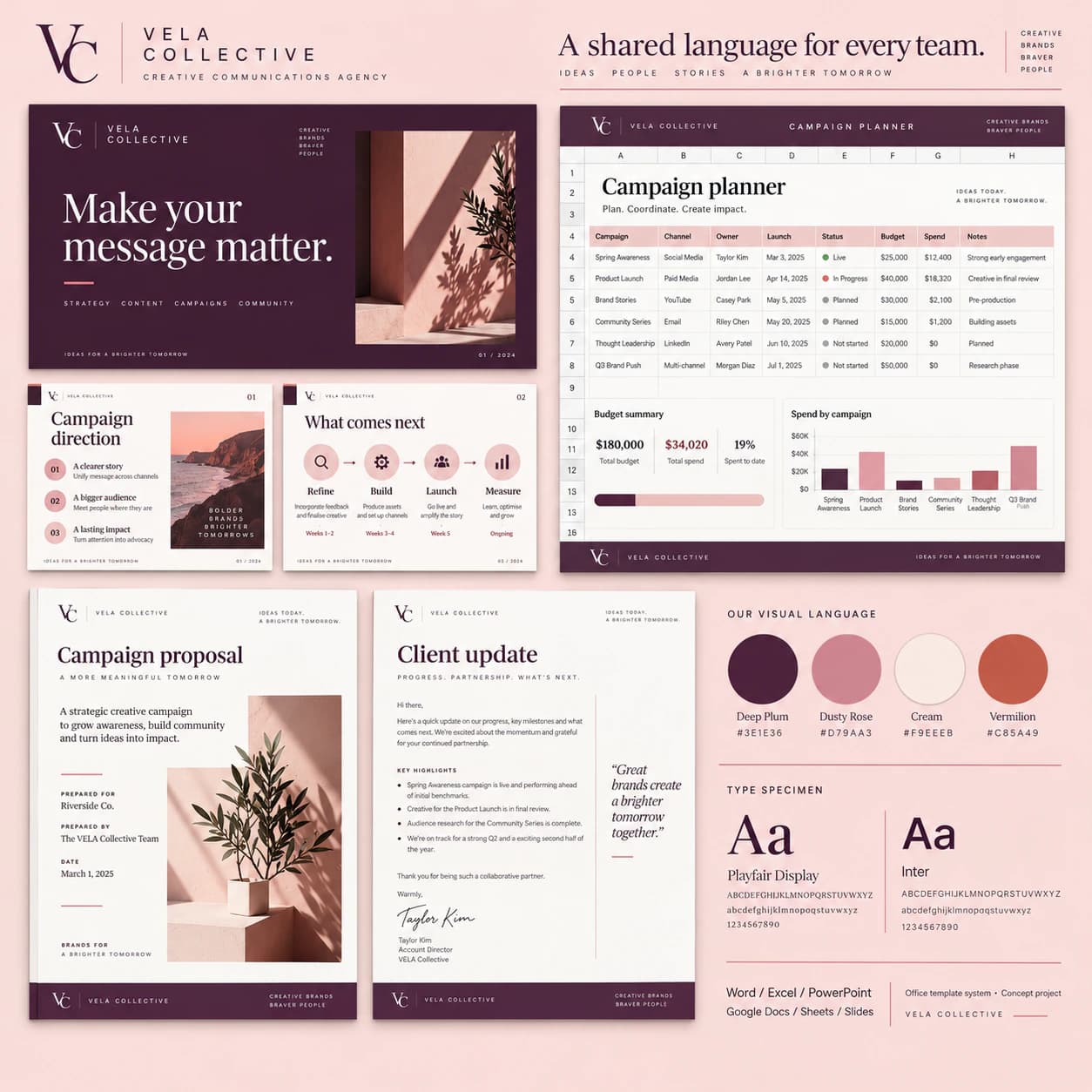 Custom Office Templates portfolio example 3