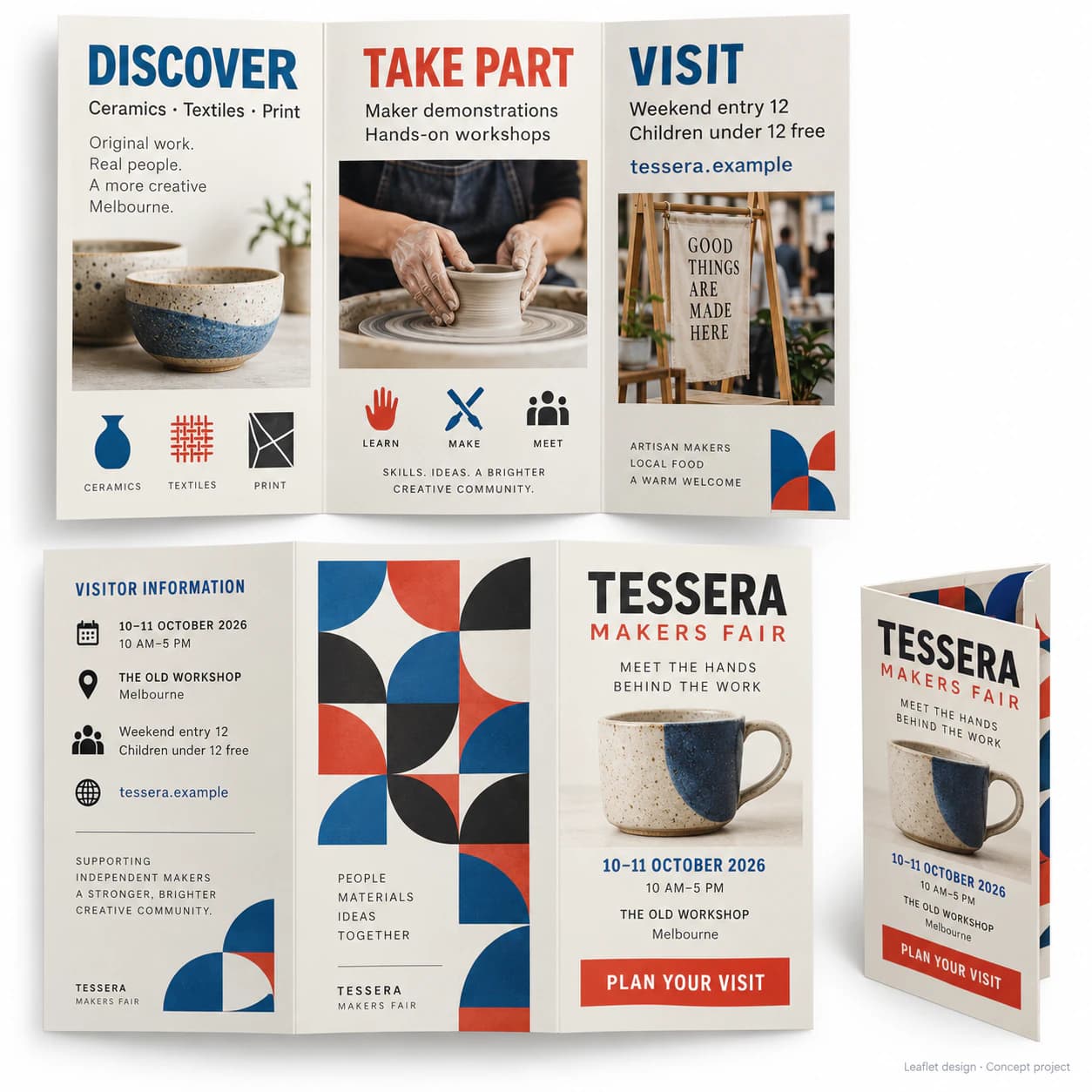Leaflet Design portfolio example 4