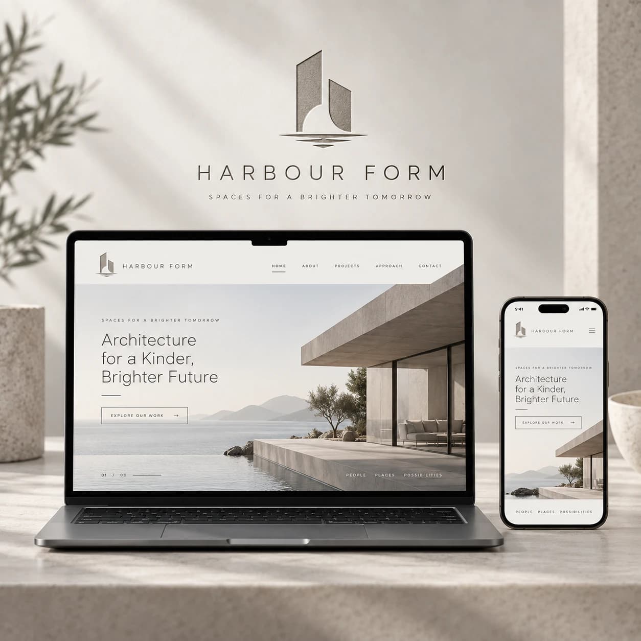 Logo + Website Launch Pack portfolio example 5