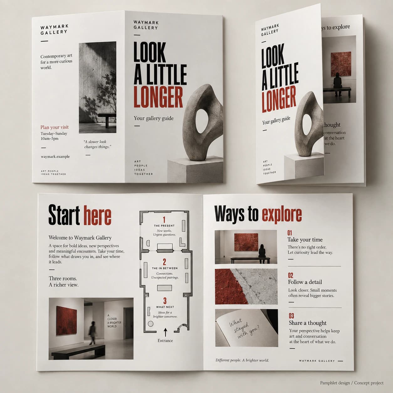 Pamphlet Design portfolio example 2