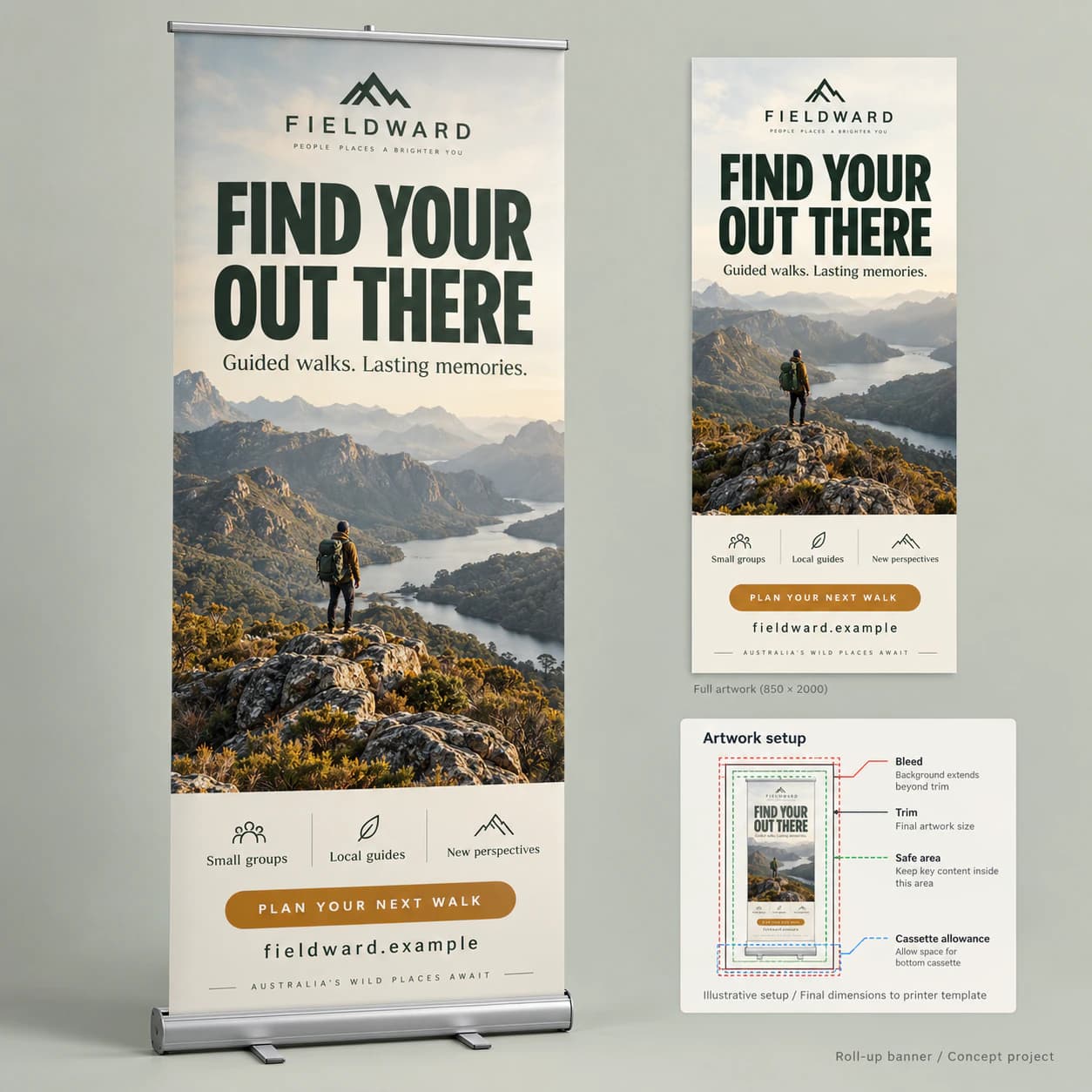 Roll-Up Banner Design portfolio example 3