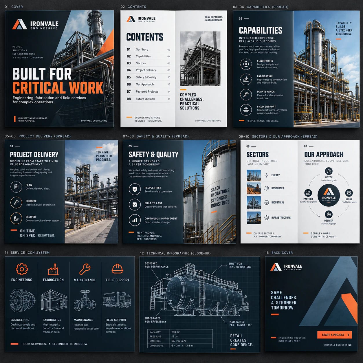 Brochure Design portfolio example 2