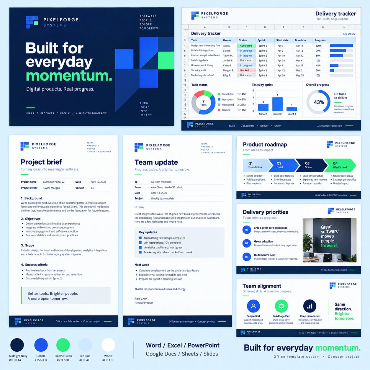 Custom Office Templates portfolio example 4
