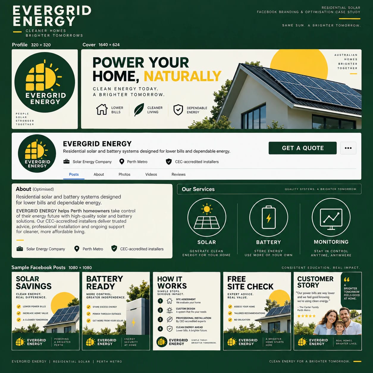 Facebook Page Design & Launch portfolio example 1