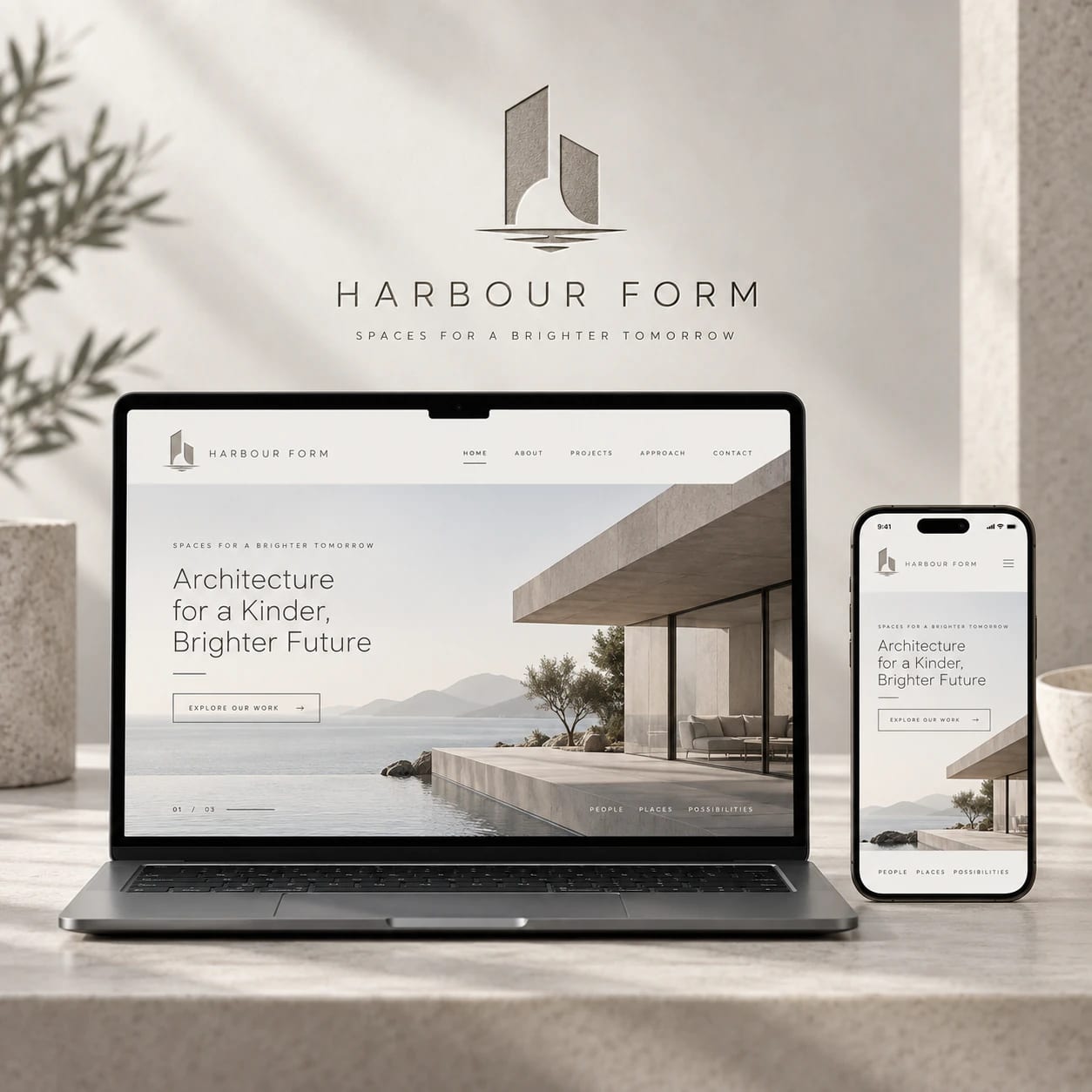 Logo + Website Launch Pack portfolio example 5