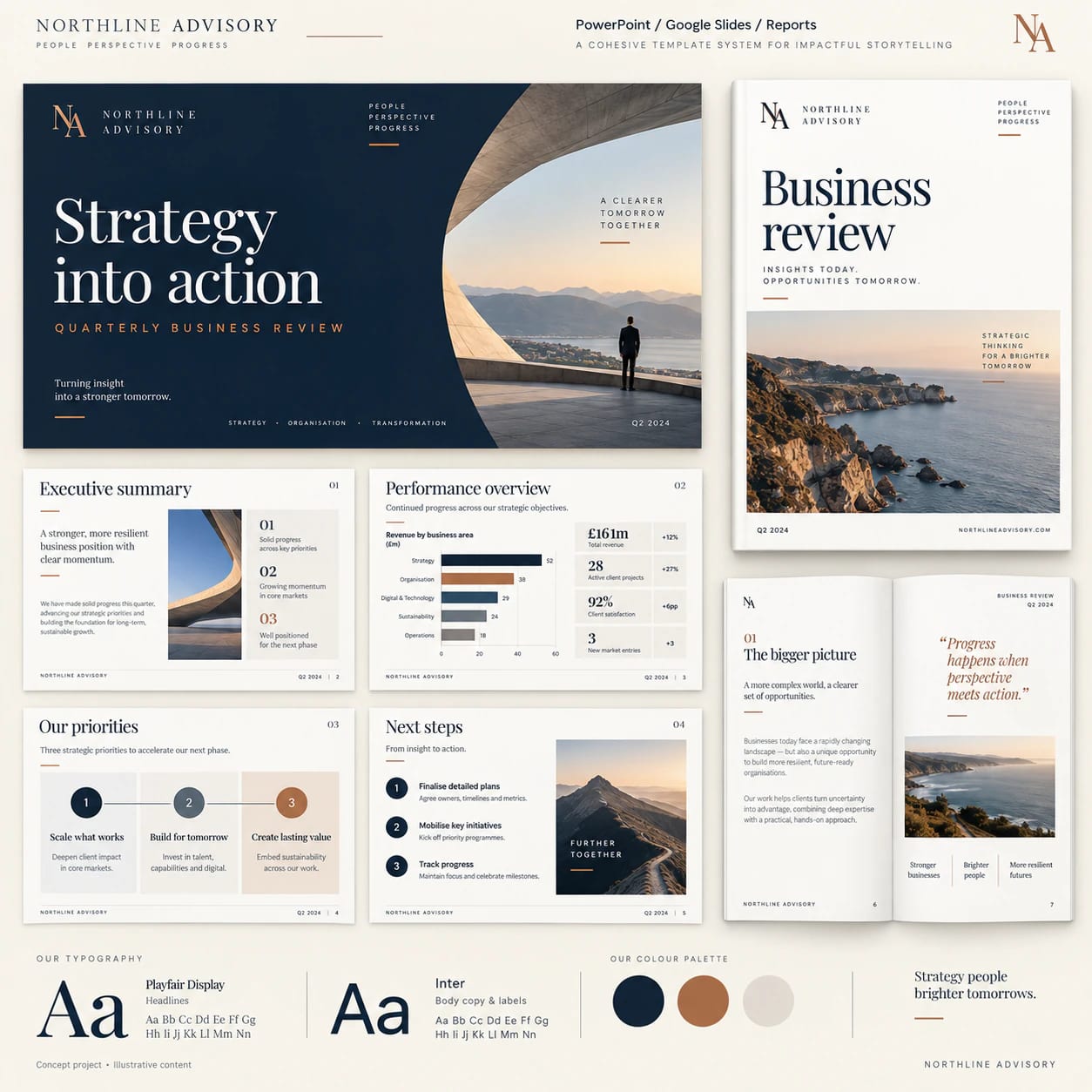 Presentation & Report Templates portfolio example 2