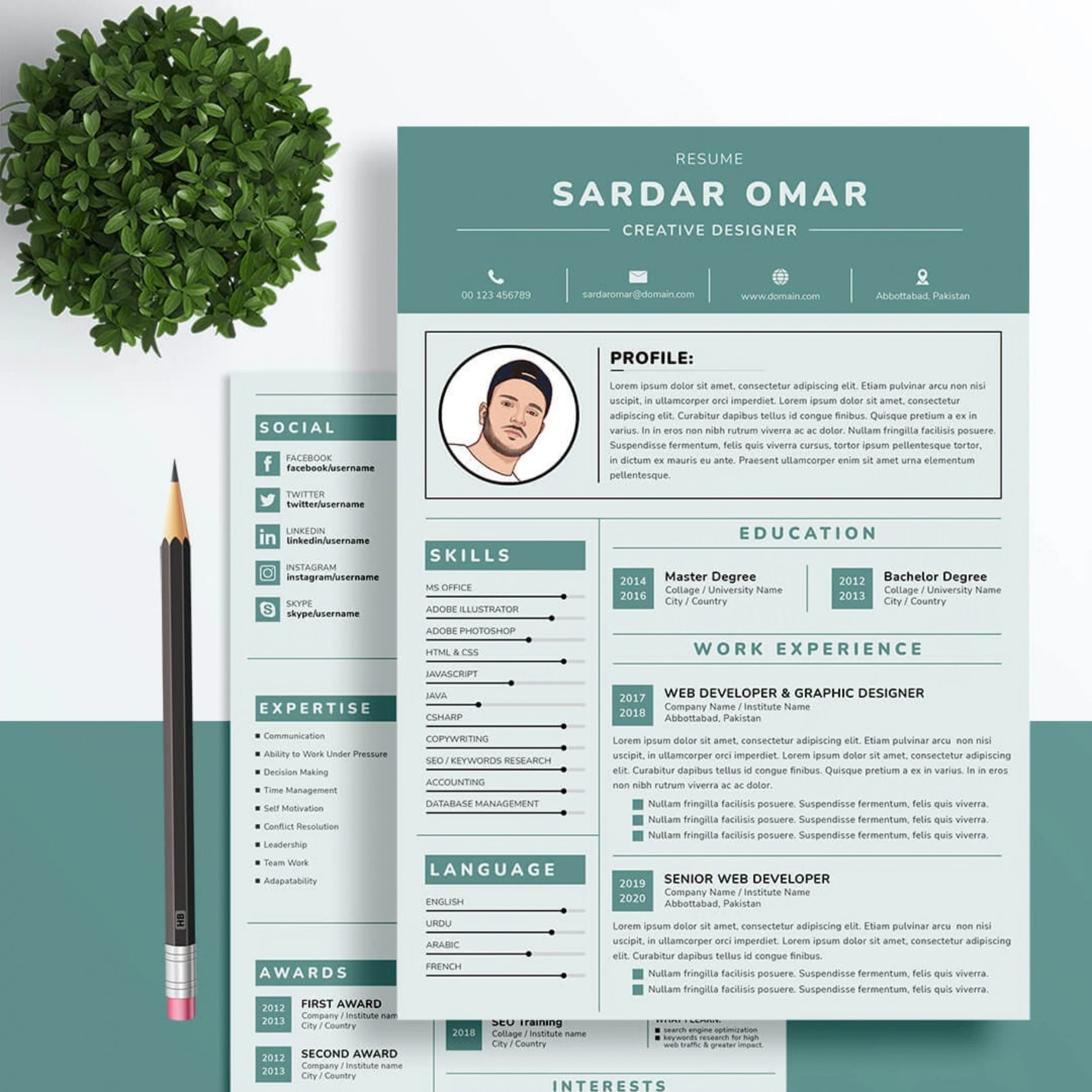 Resume / CV Writing portfolio example 5