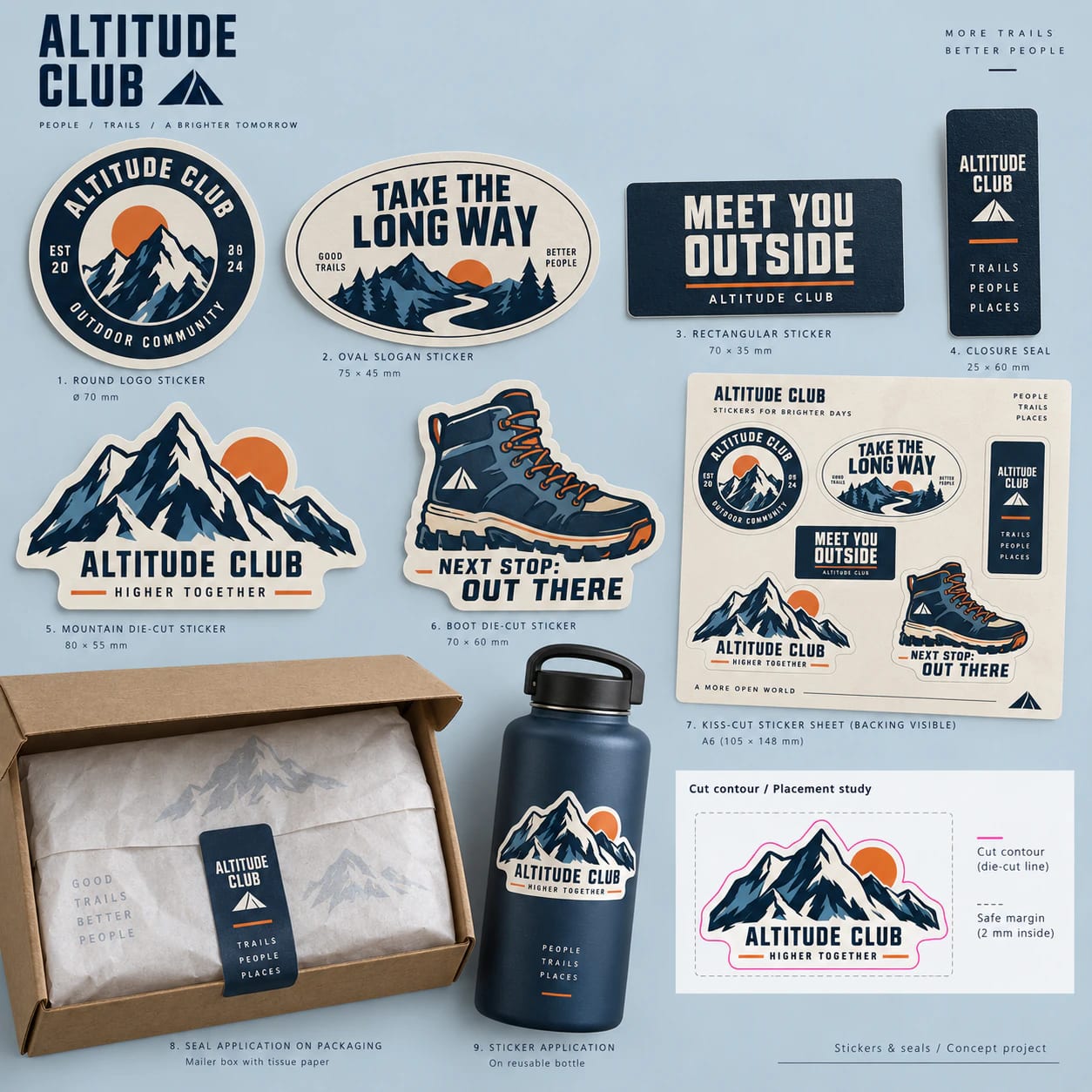 Sticker & Seal Design portfolio example 2